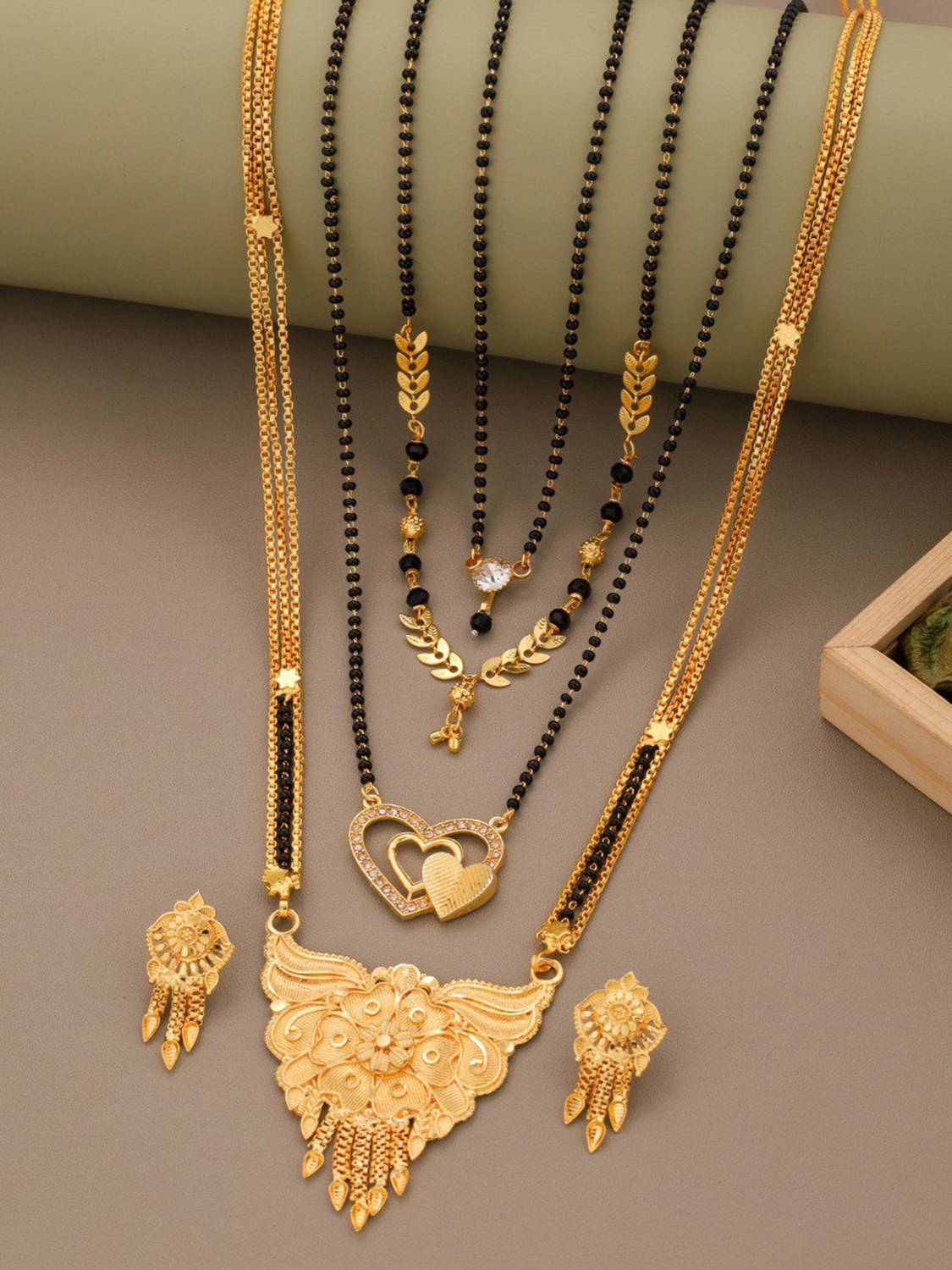 bulsenk Alloy Gold-plated Gold Jewellery Set Rs. 183 - Flipkart