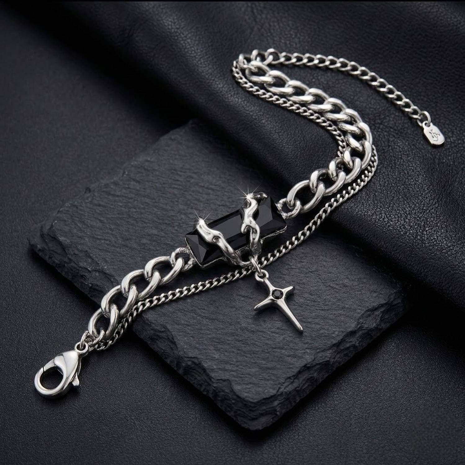 Nidhi Emporium Alloy Rhodium Bracelet - Image 4