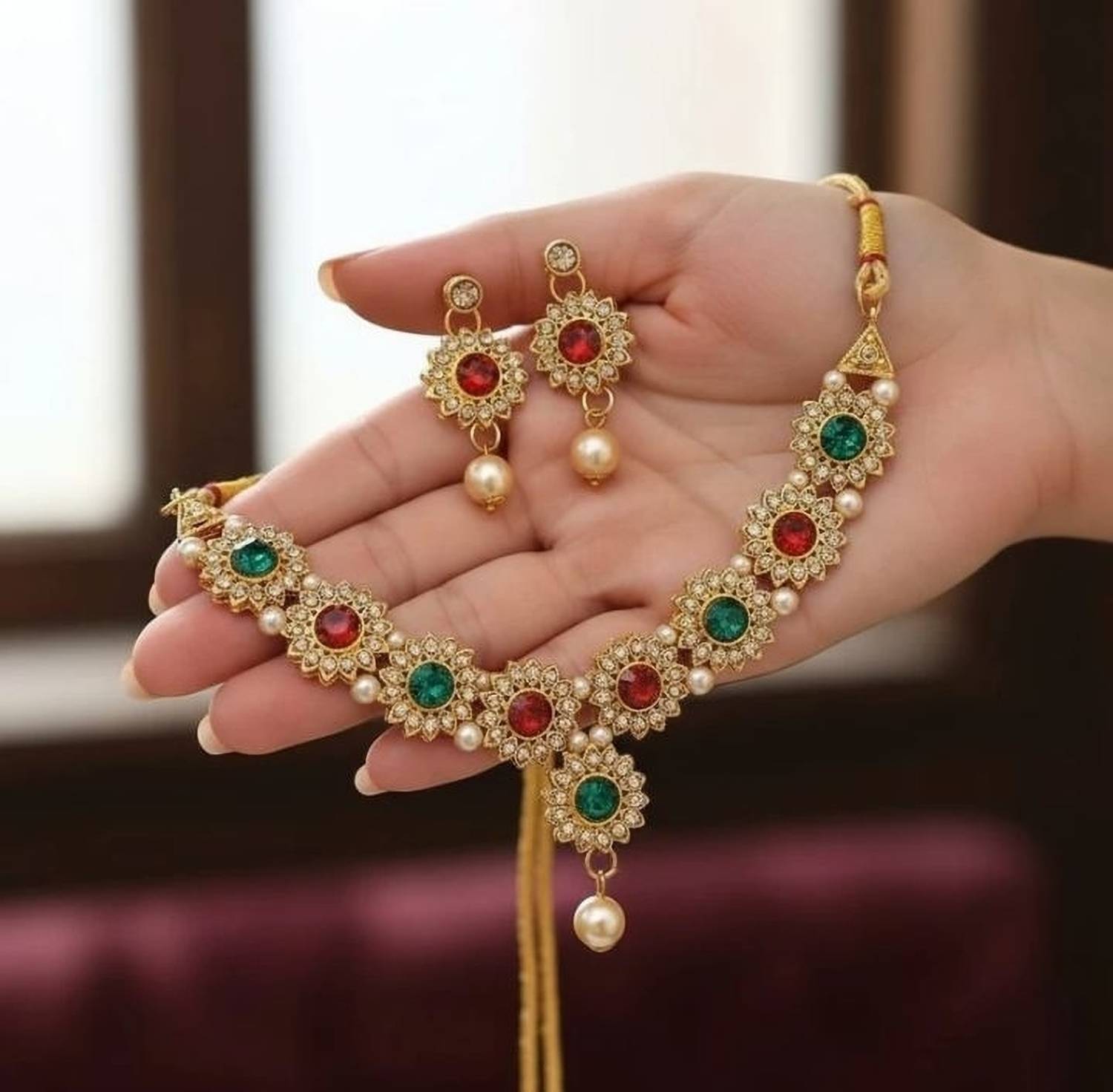 AP gift Alloy Multicolor Jewellery Set