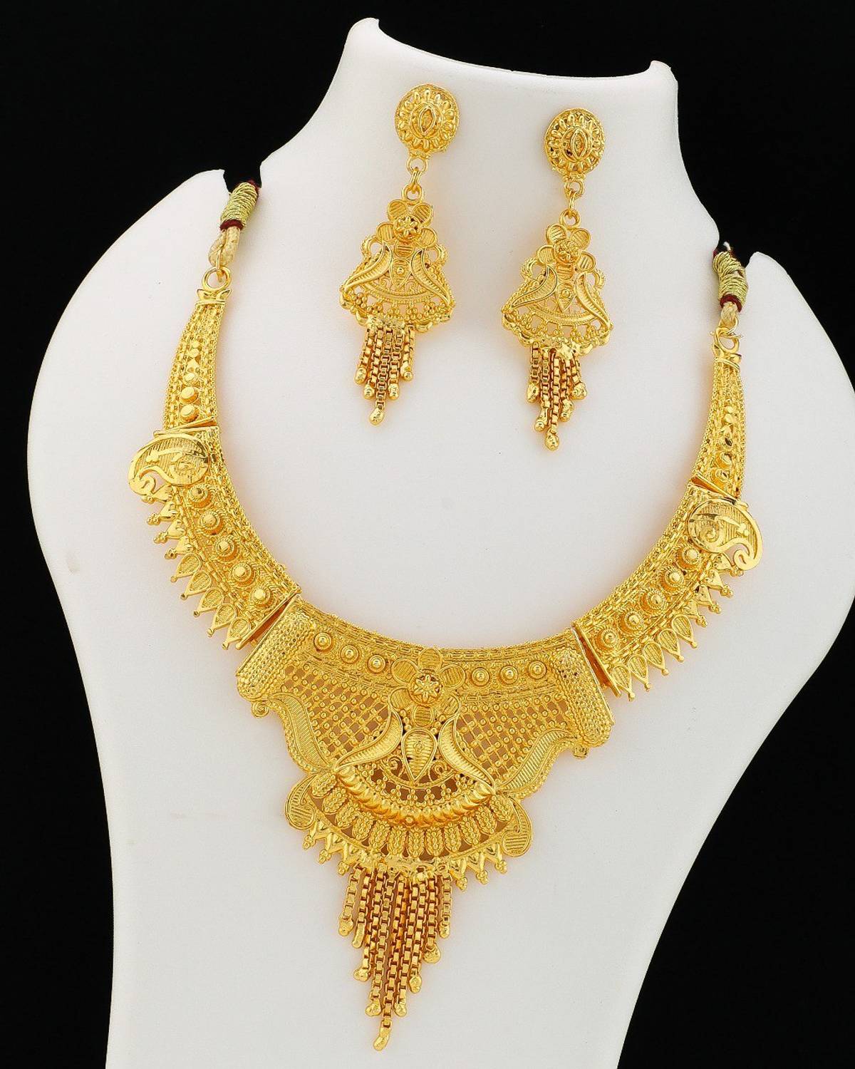 TAGADO Alloy Gold Jewellery Set