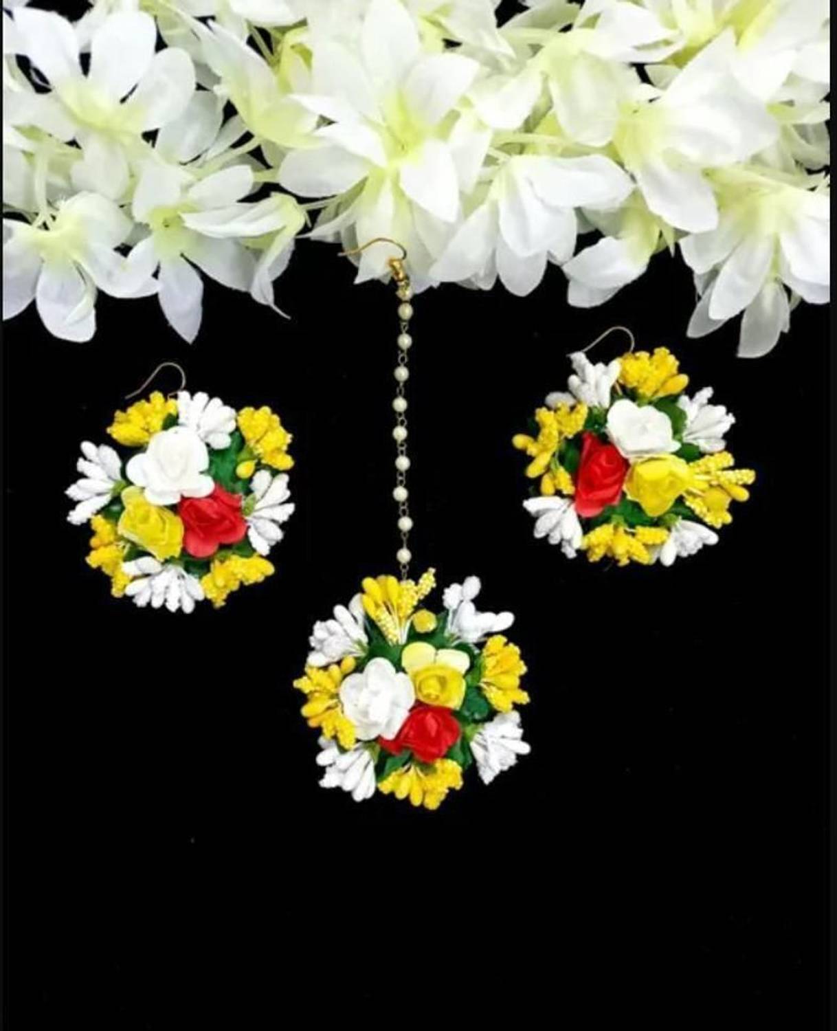 BengCraft Fabric Multicolor Jewellery Set