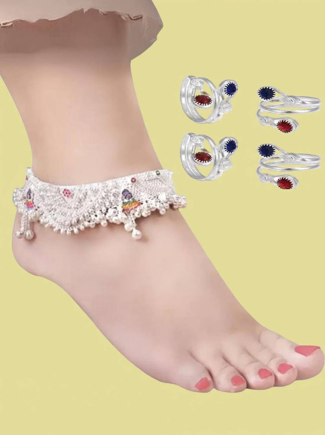 AamNa Enterprises Alloy Multicolor Jewellery Set