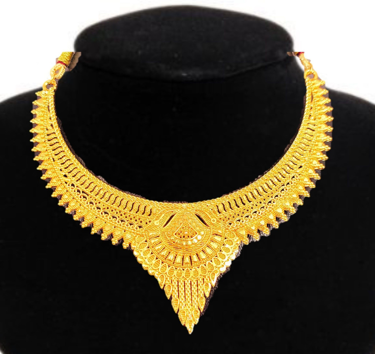 Image of SDR Alloy Gold-plated Gold Jewellery Set