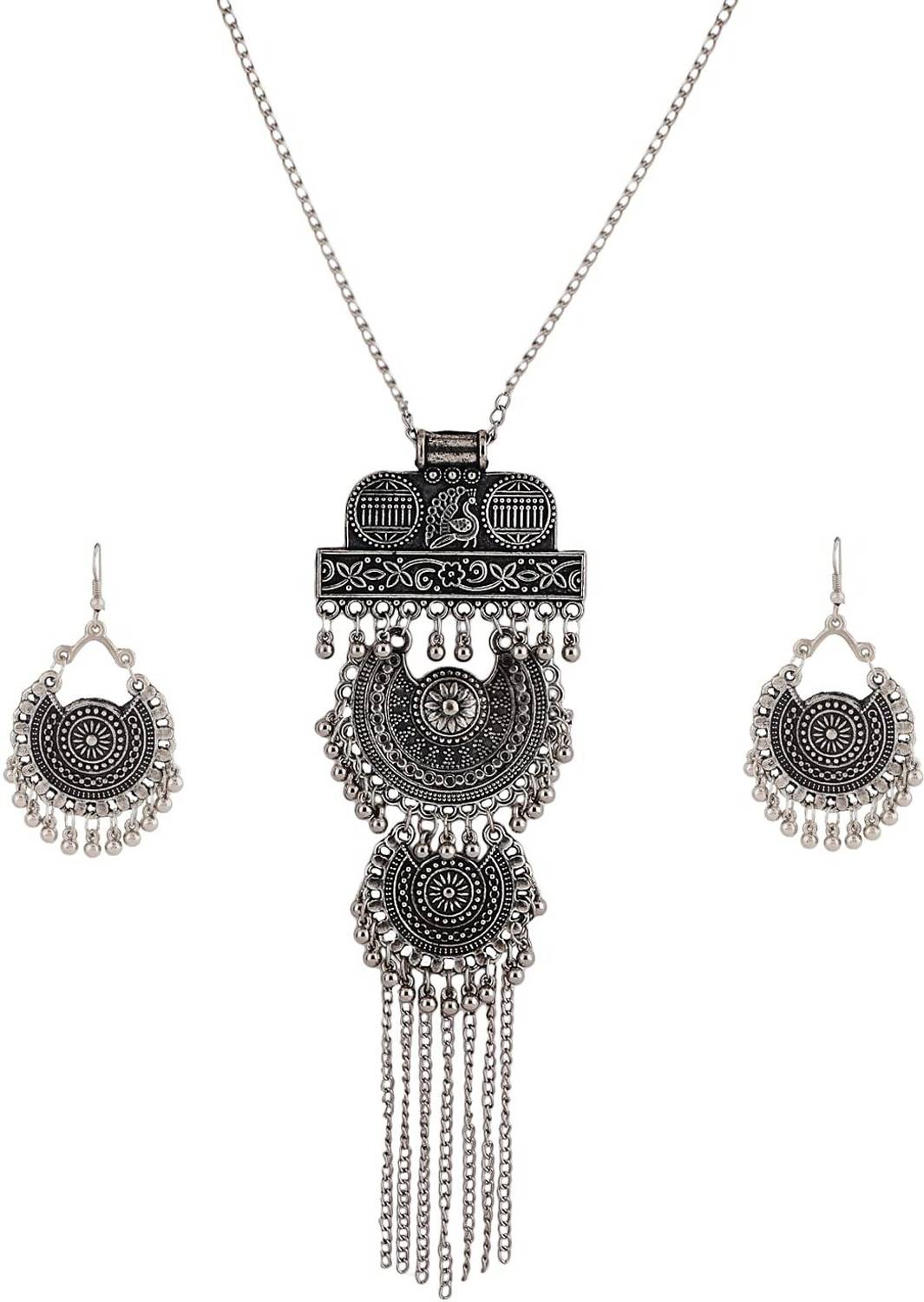 budget buy Alloy Sterling Silver Silver Jewellery Set