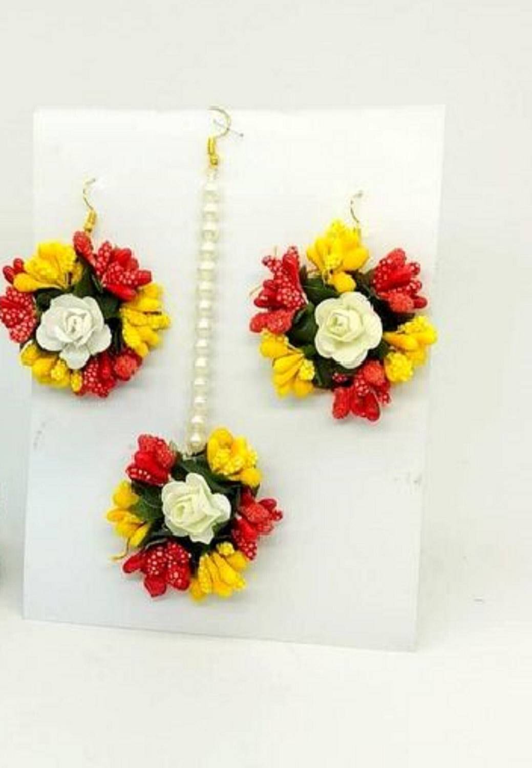 BengCraft Fabric Multicolor Jewellery Set