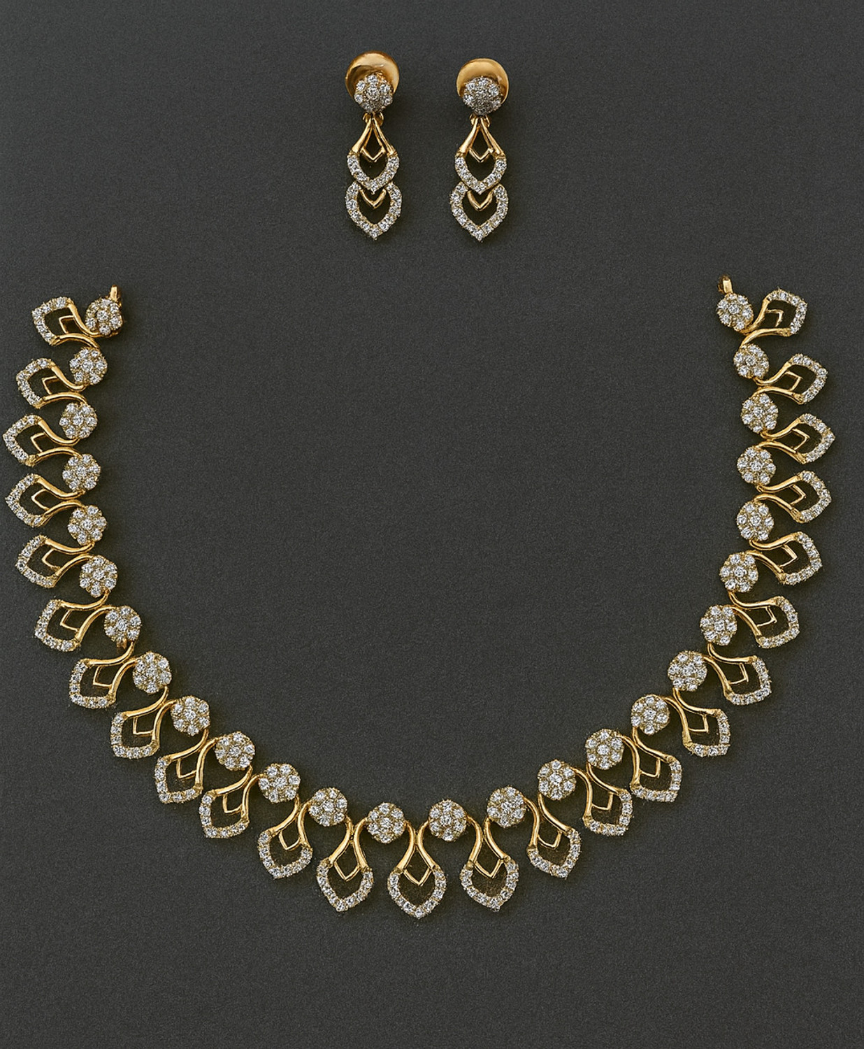Image of pmsquare Brass, Copper Gold-plated Gold Jewellery Set