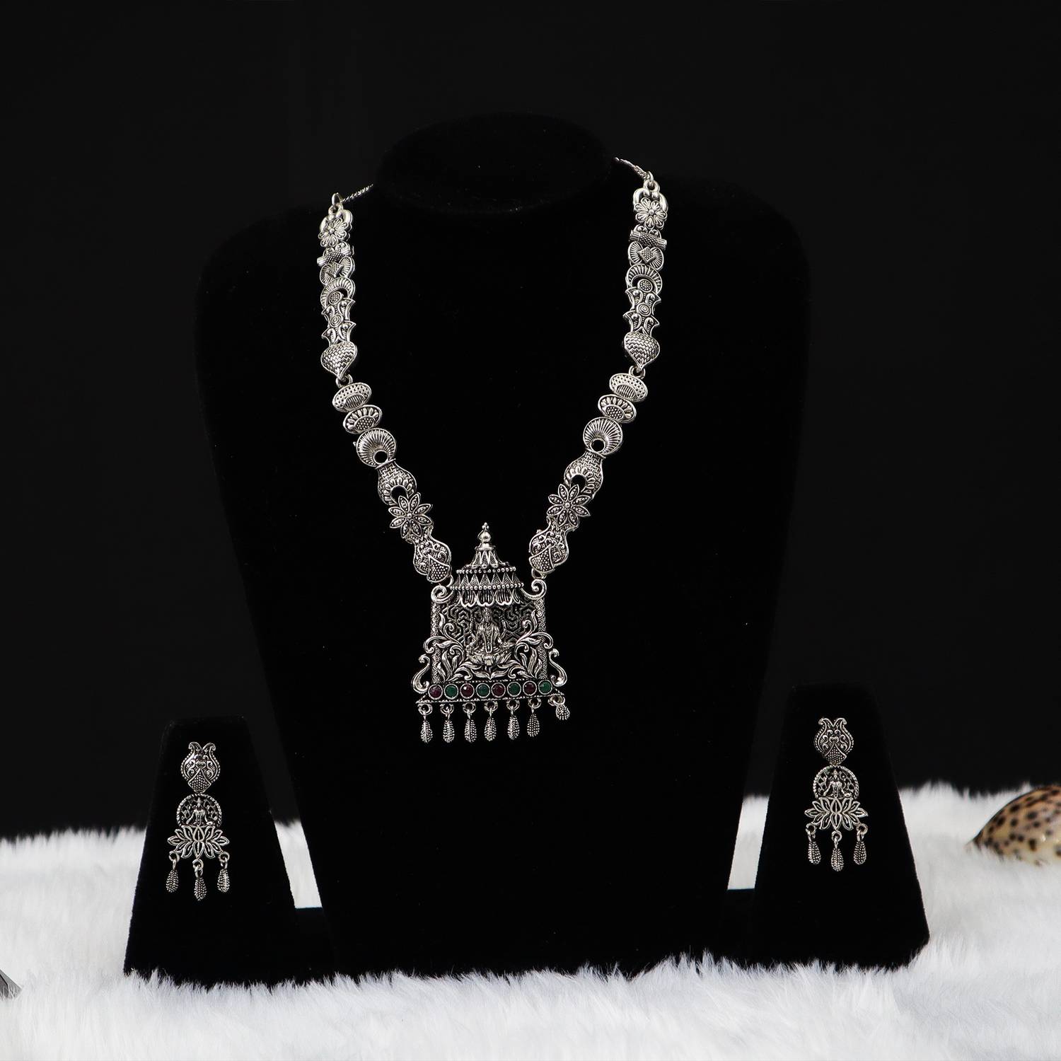 BEAUTY BURST Alloy Gold-plated Silver Jewellery Set