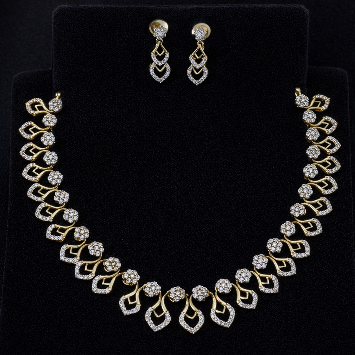 Image of pmsquare Brass, Copper Gold-plated Gold Jewellery Set