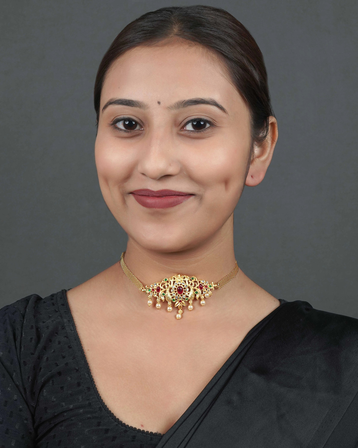 Image of Laforword Alloy Gold-plated Gold, Pink Jewellery Set