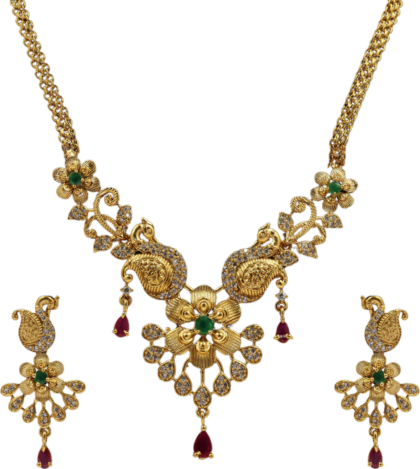 Image of SCG Brass Gold Jewellery Set