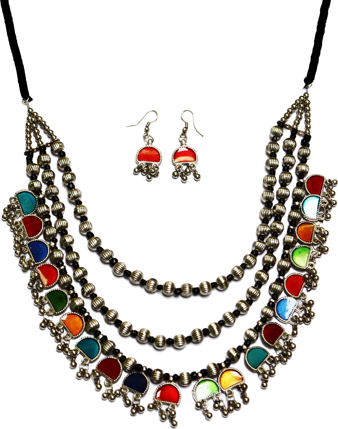 Aamrkoot Dori Silver Silver Jewellery Set