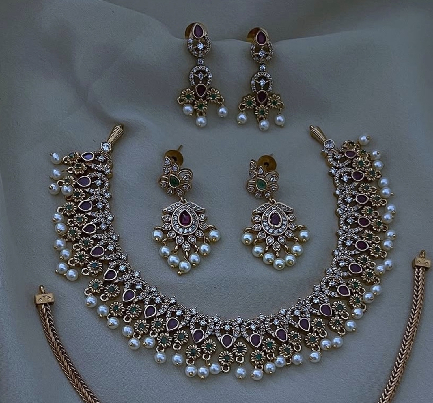 Image of SCG Brass Gold Jewellery Set