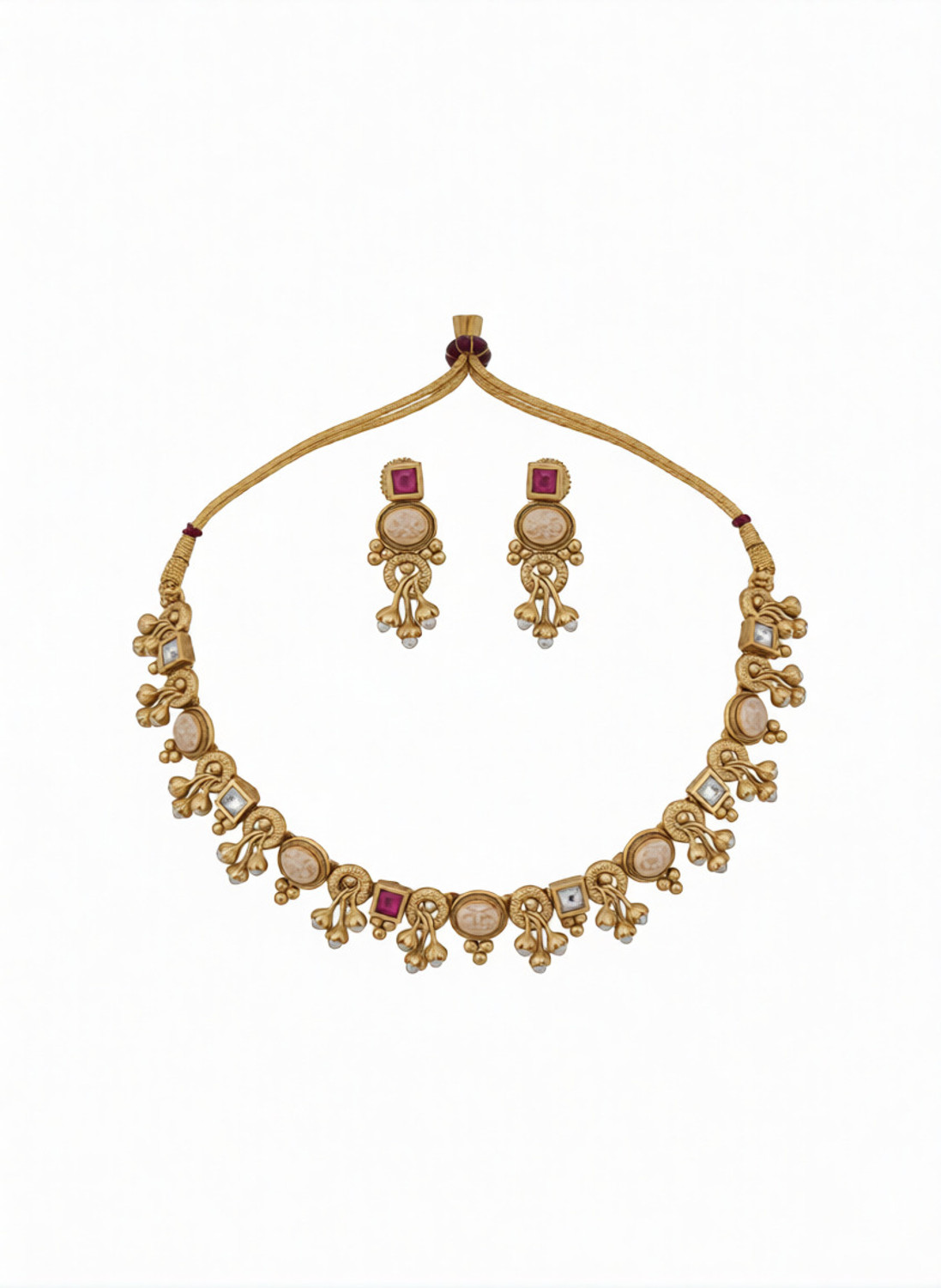 Image of JEJIM Copper Gold-plated Gold Jewellery Set