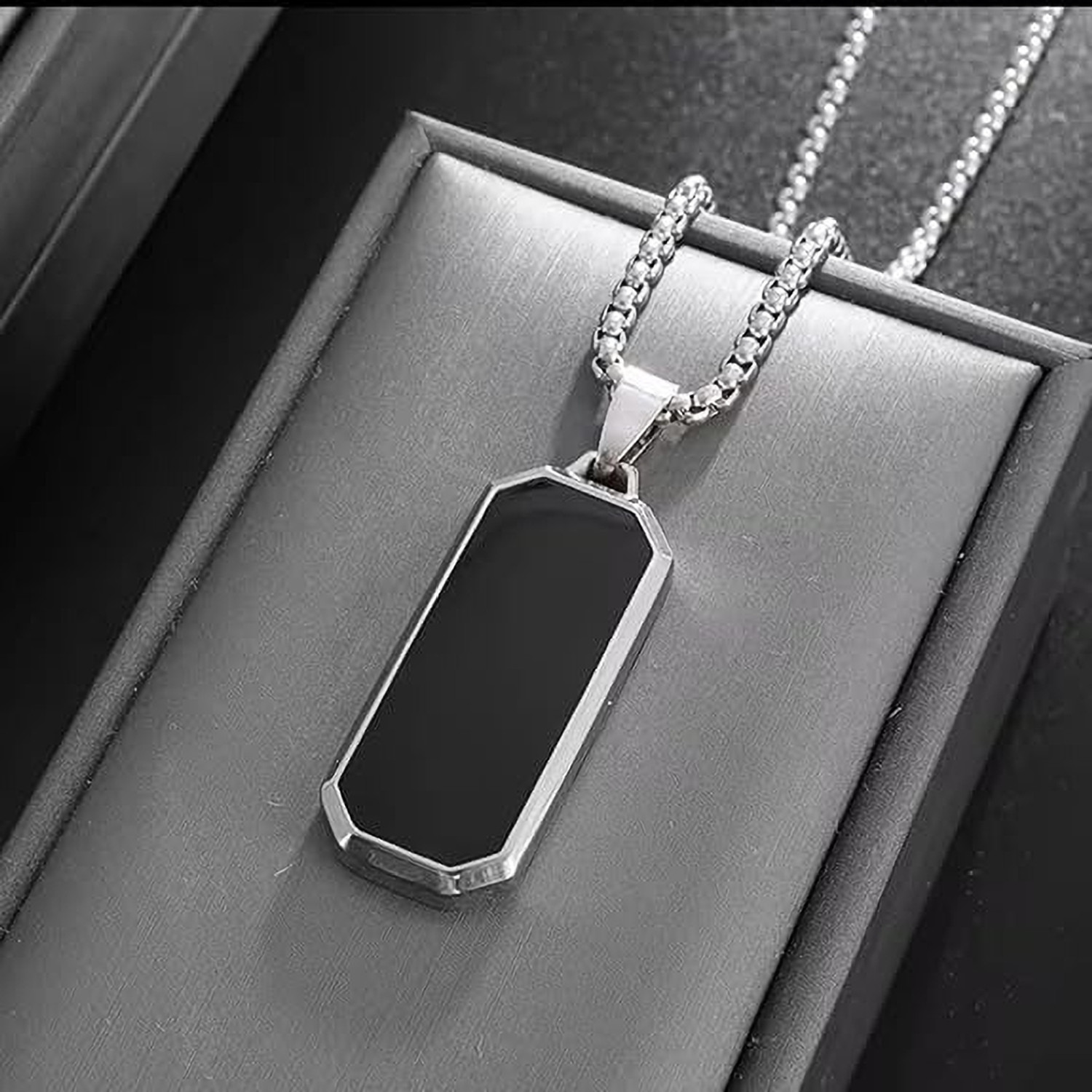 Image of SILVERISH Stainless Steel Silver Silver Jewellery Set