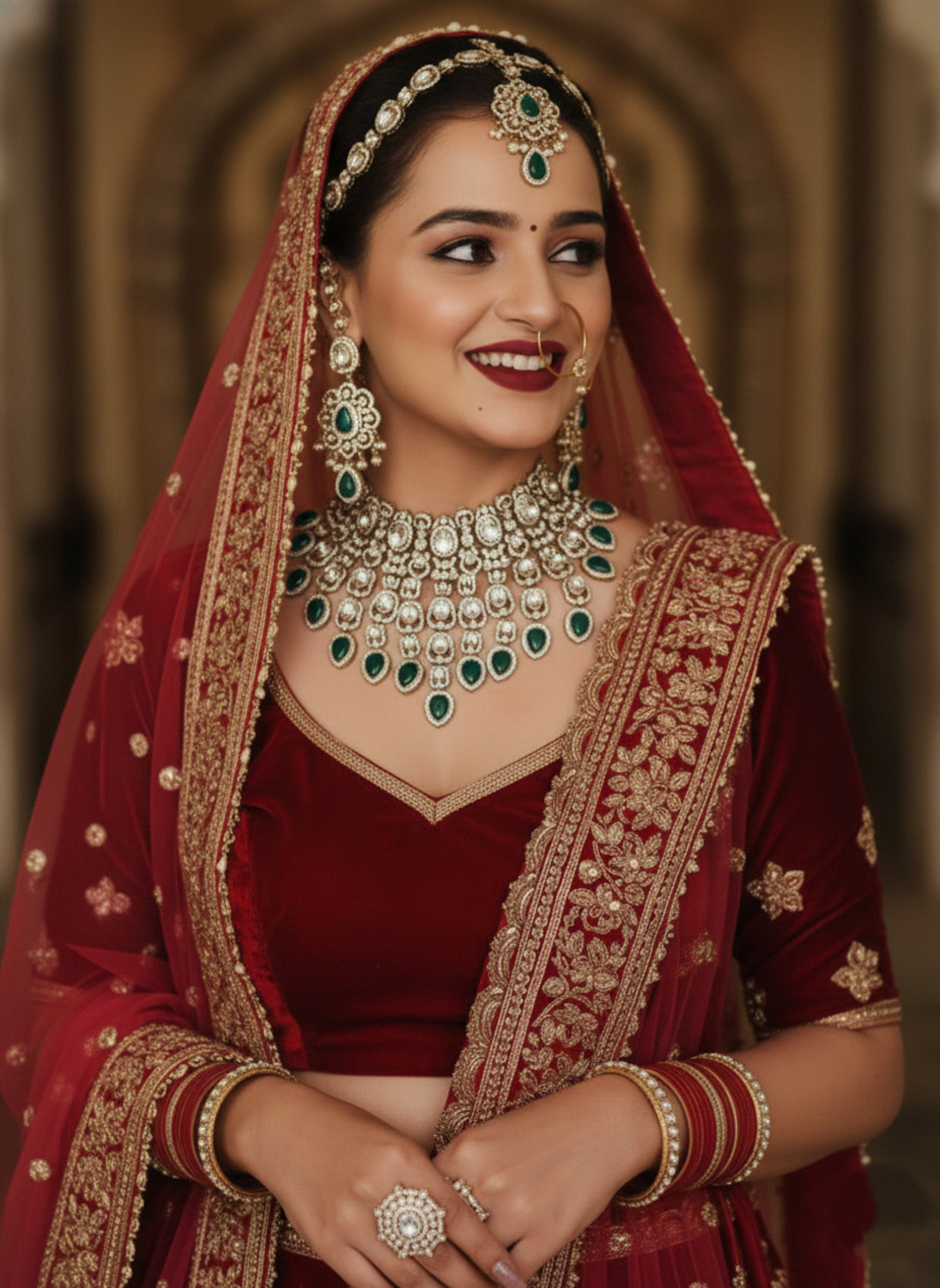 Image of NUI Alloy Gold-plated Multicolor Jewellery Set
