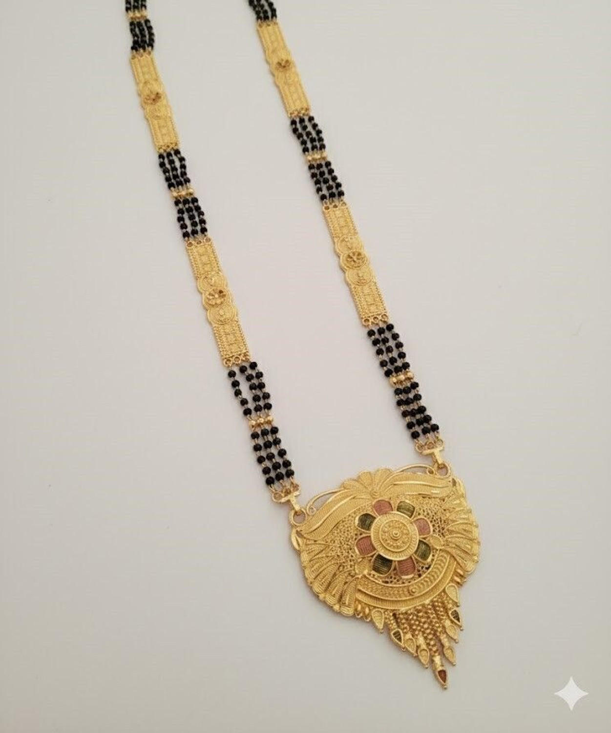 Image of MADHURAM FASHION Brass Gold-plated Gold Jewellery Set