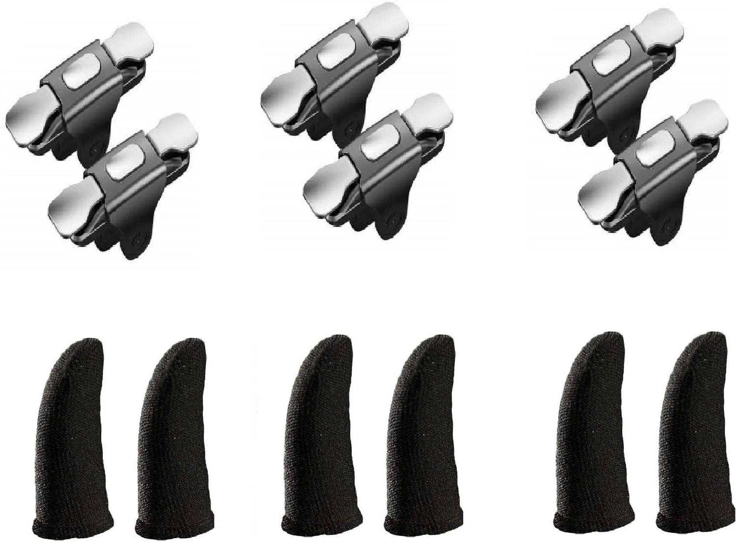FKU SET OF 3 Metal Button for Pubg Gamepad Sensitive Multi-function Game Controller Joystick