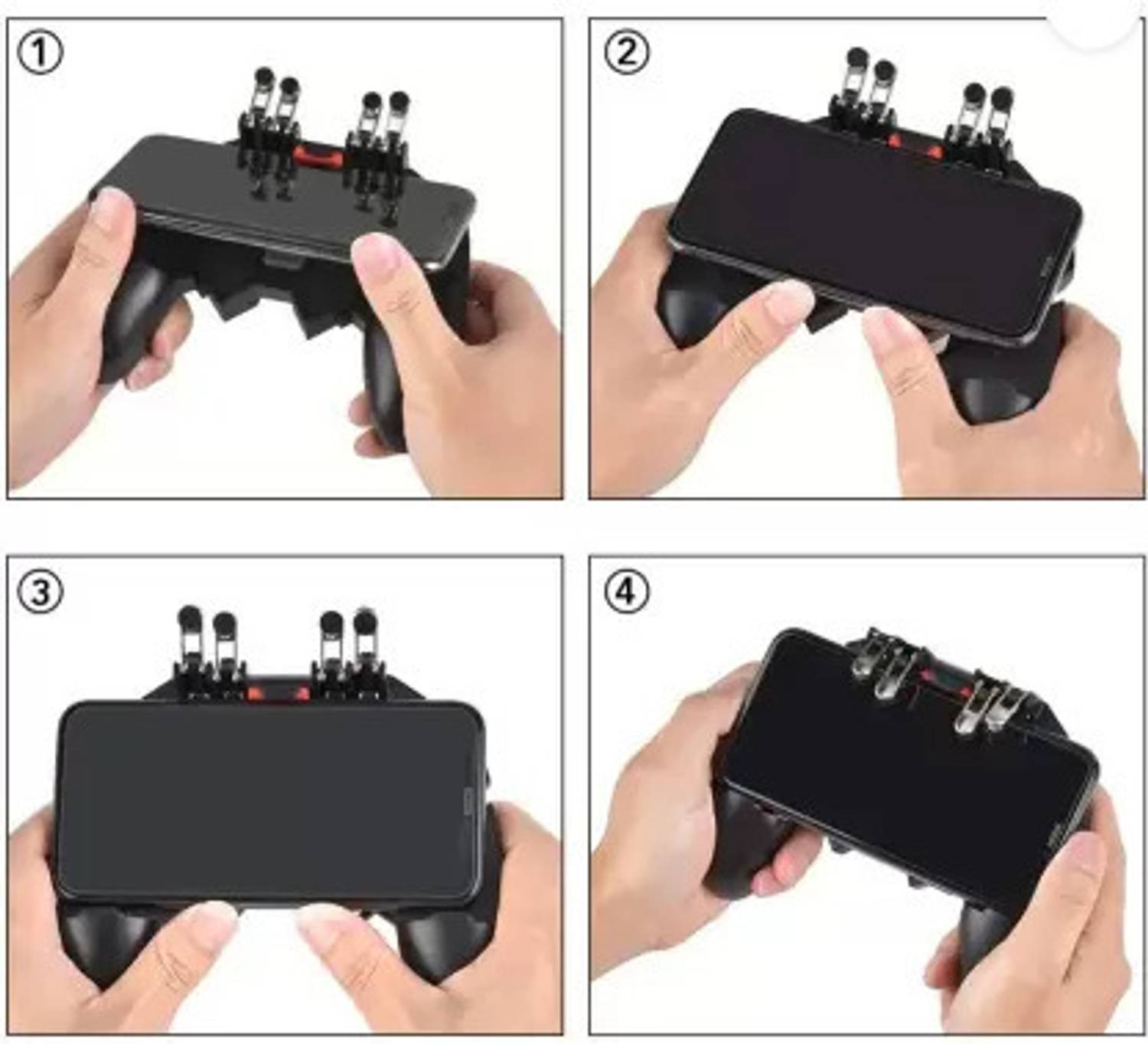 Mukul AK66 Six Finger All-in-One Mobile Game Controller Key Button Joystick Gamepad Joystick