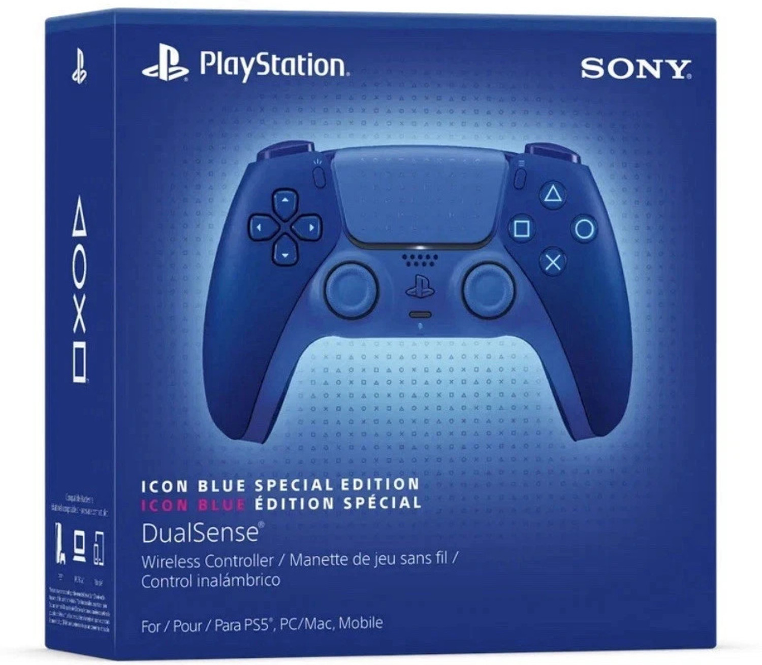Image of SONY Dualsense Wireless PS5 Controller Icon Blue Special Edition Joystick