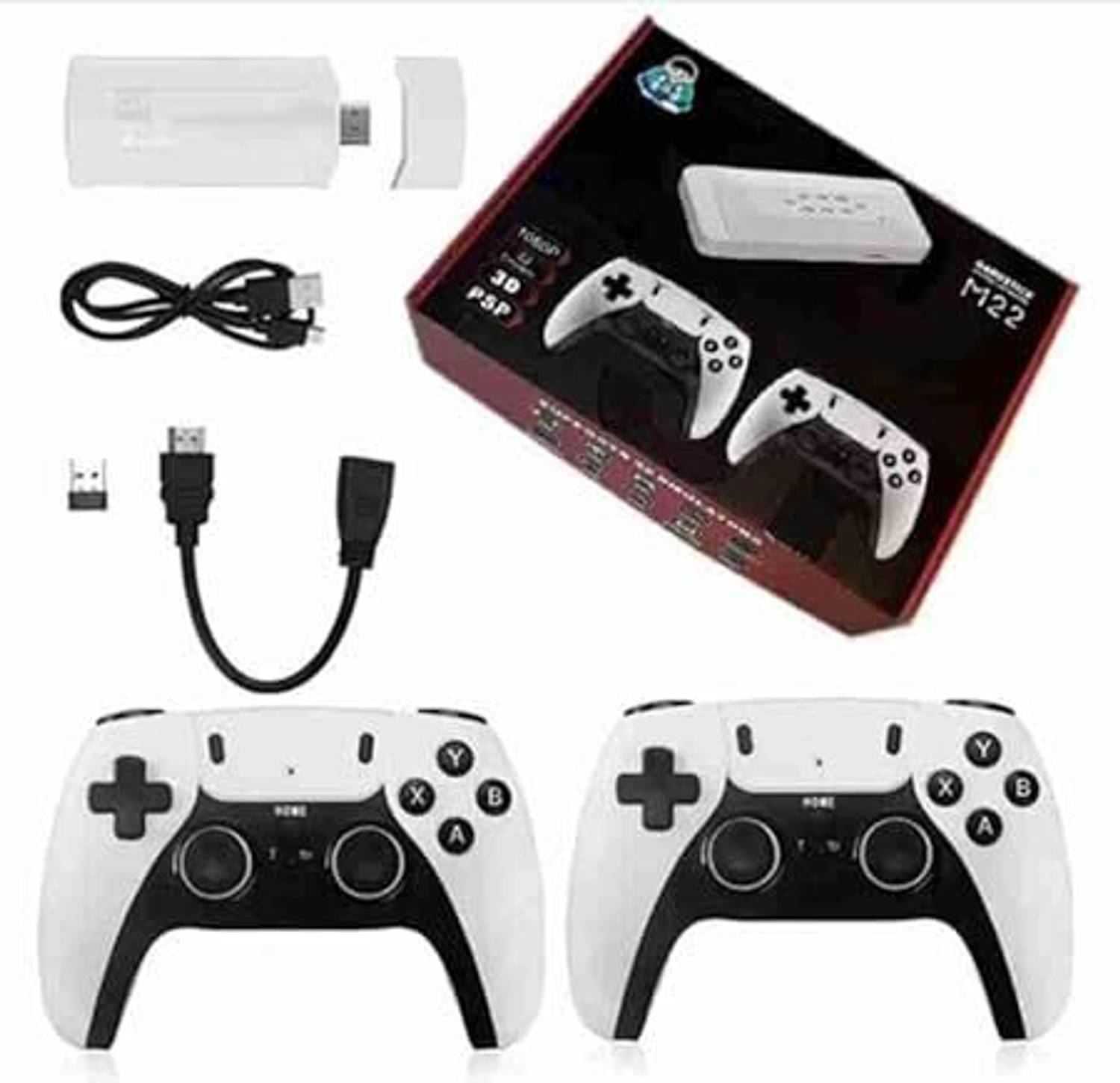 CELMEX M22 Retro Game Console with 2 Wireless Controllers - Image 5
