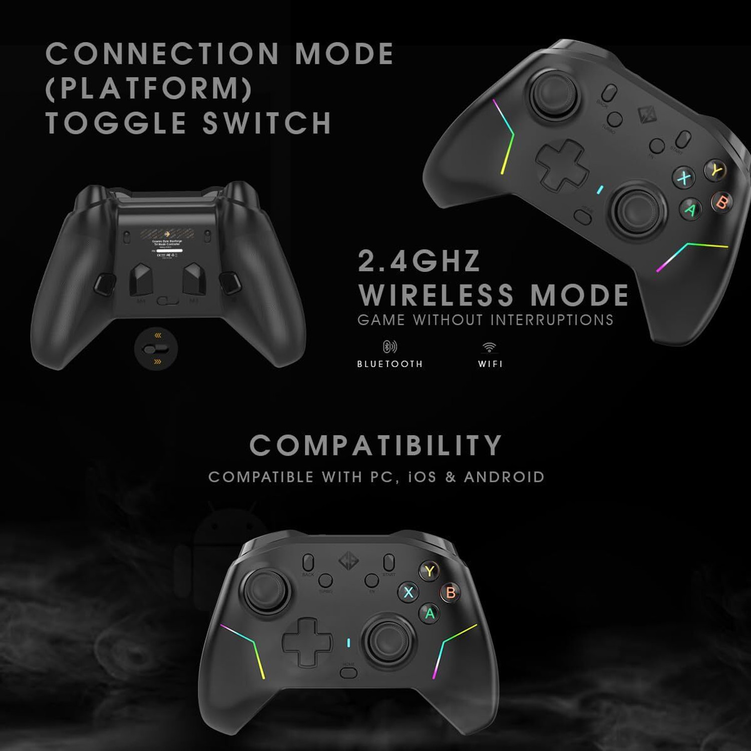 Image of Cosmic Byte Starforge Tri-Mode Controller Joystick
