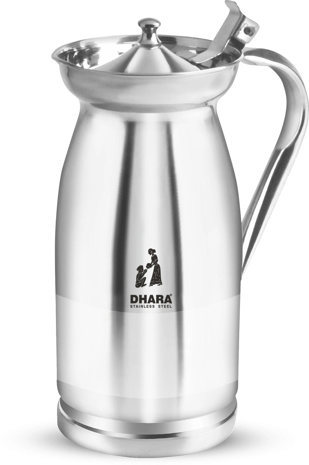 Image of Dhara Stainless Steel 1.5 L Steel Water Jug