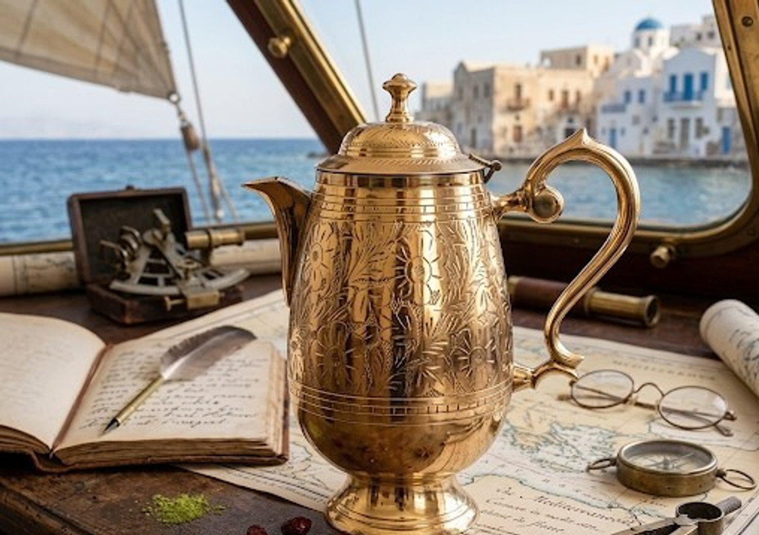 Image of Parik Enterprises 2 L Brass Water Jug