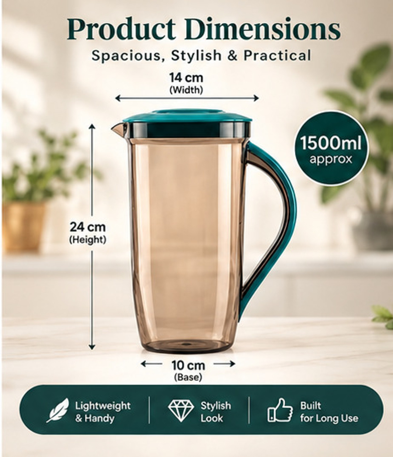 Image of promise plus group 1.5 L Plastic Wine Jug