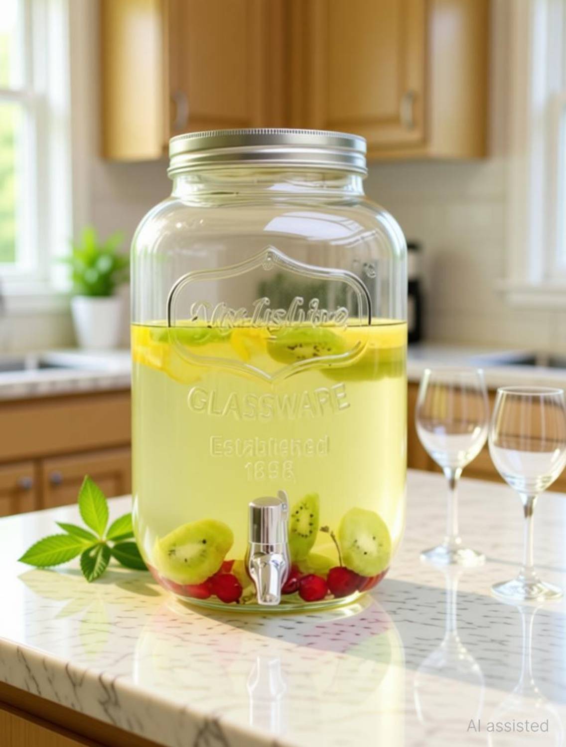 AGSSHO 4 L Glass Table Top Manual Water Dispenser