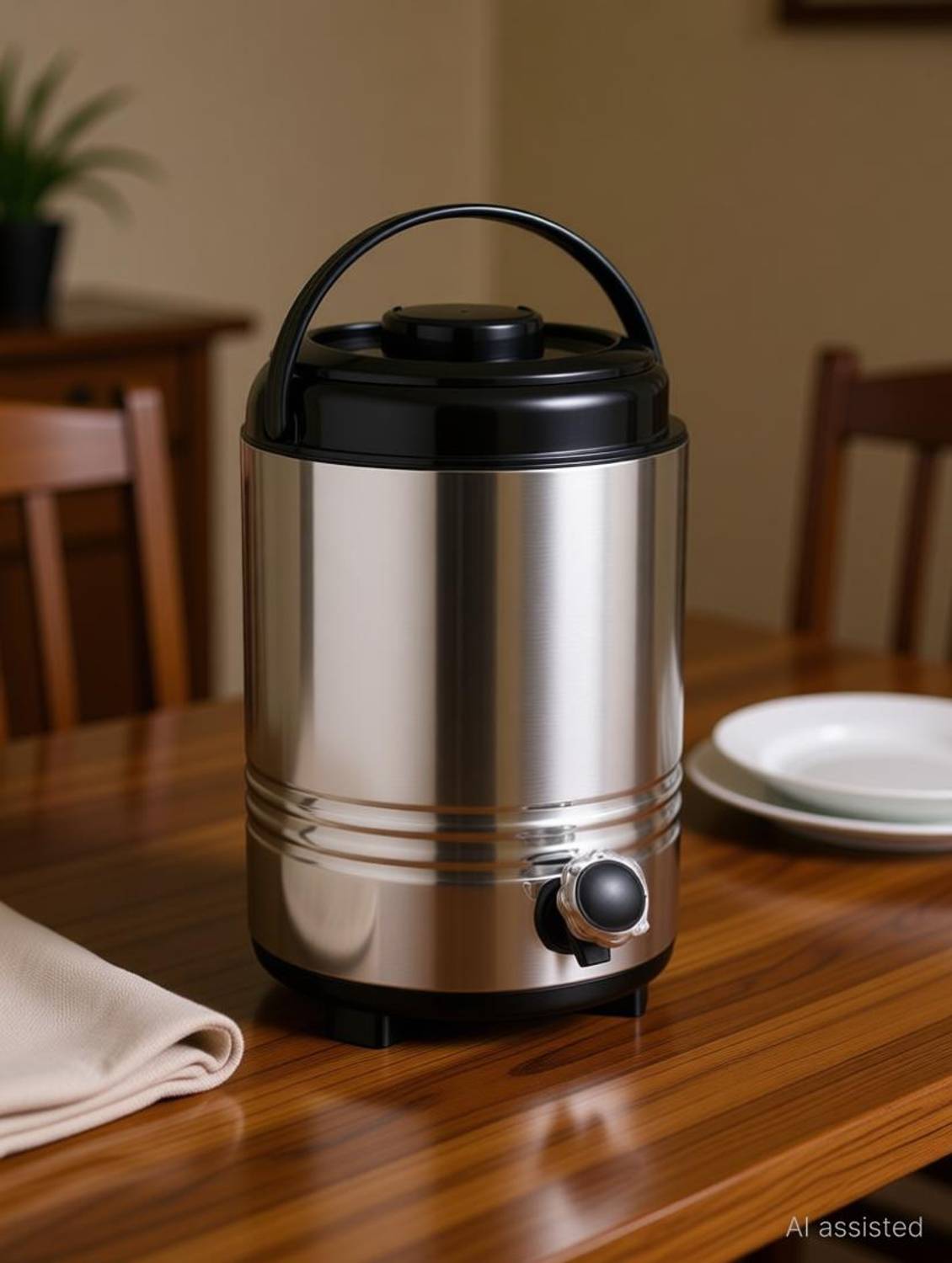 AGHNAYA AQUA 5 L Stainless Steel, Steel Water Jug