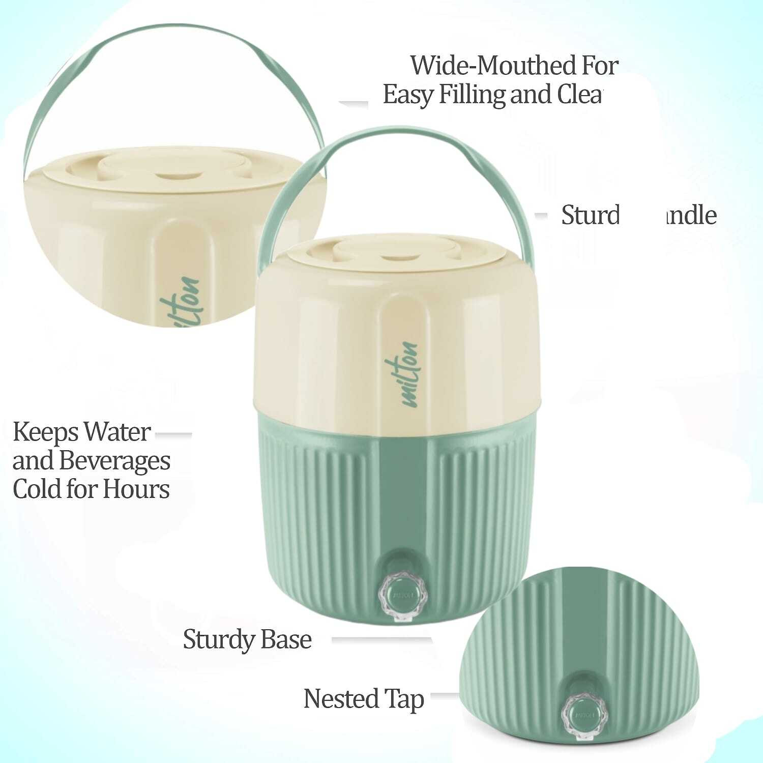 Image of MILTON 18 L Plastic Water Jug