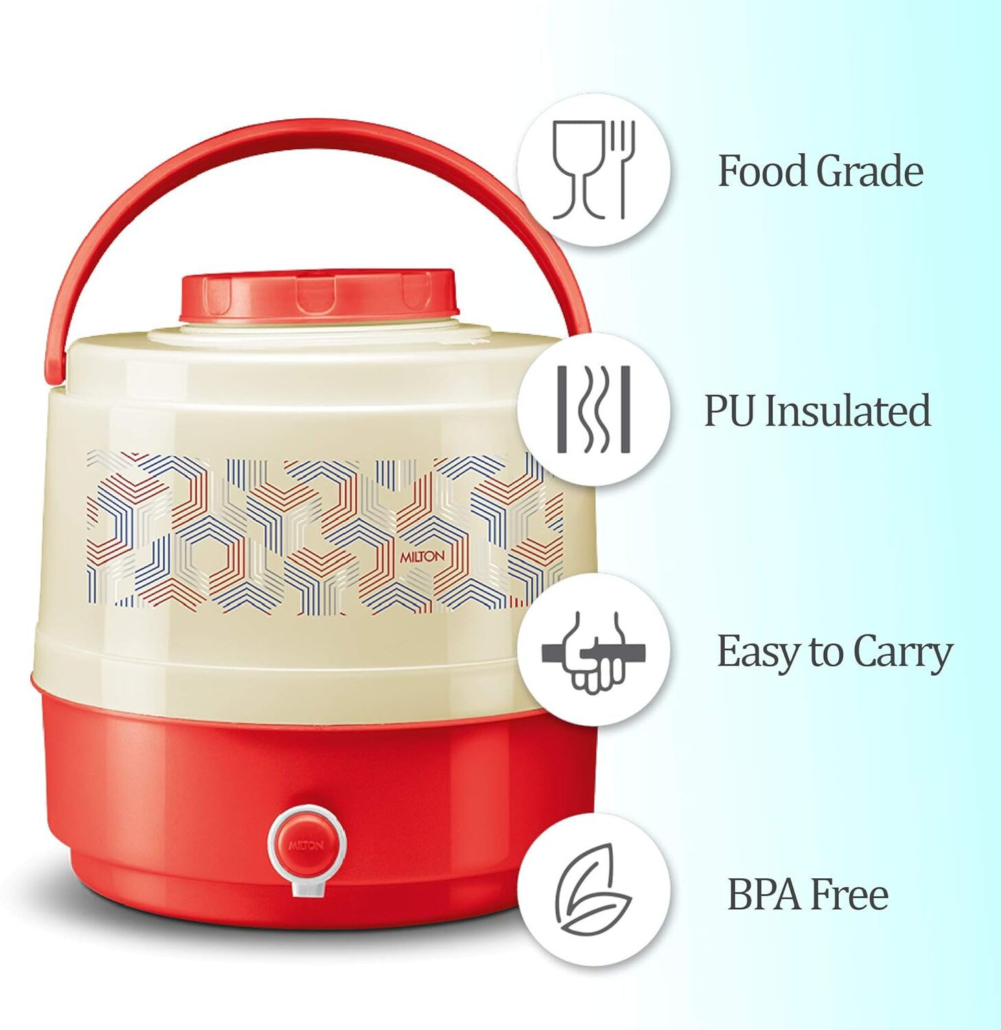 Image of MILTON 15 L Plastic Water Jug