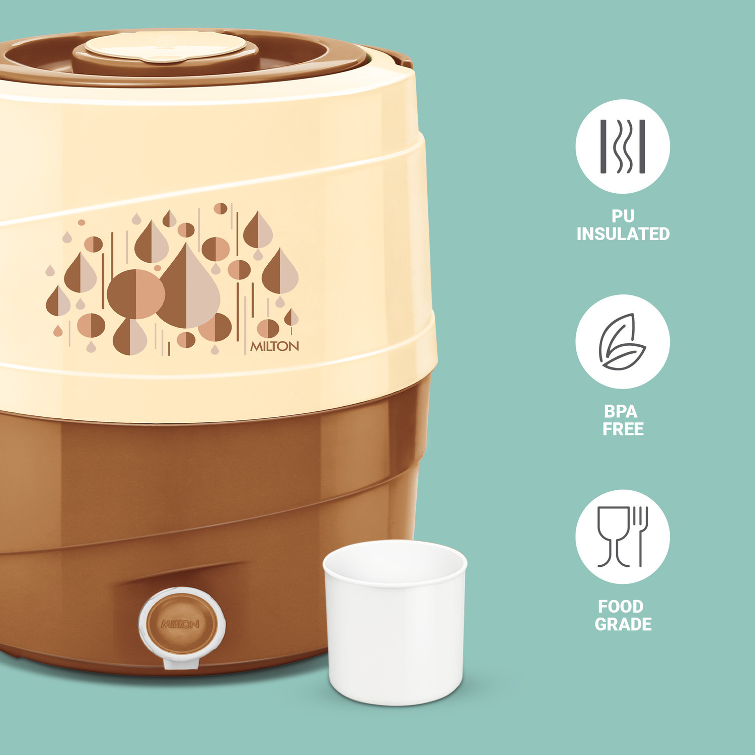 Image of MILTON 11 L Plastic Water Jug