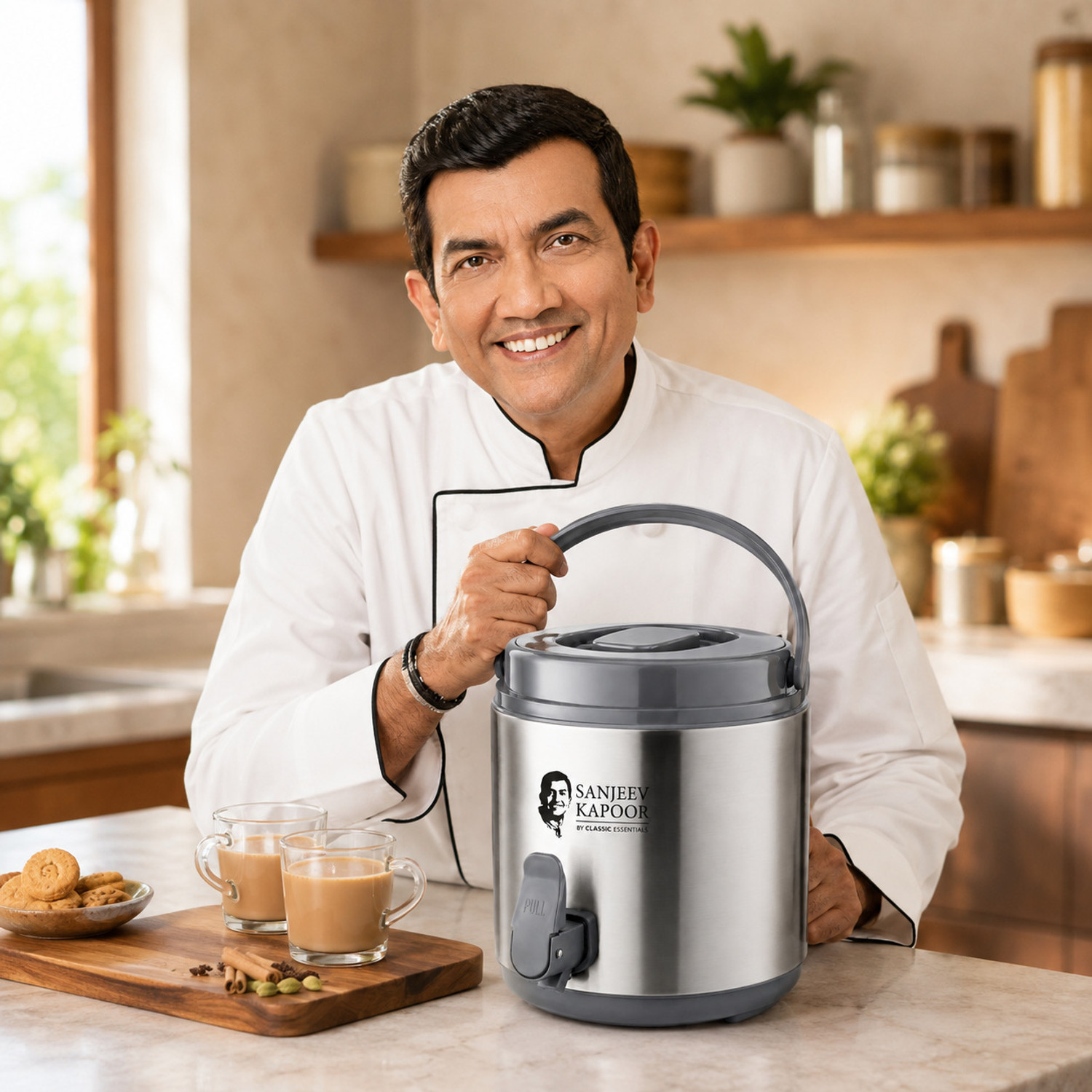 Image of Sanjeev Kapoor 8.5 L Stainless Steel Water Jug