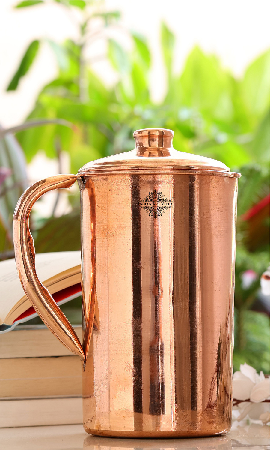 Image of IndianArtVilla 1.6 L Copper Water Jug