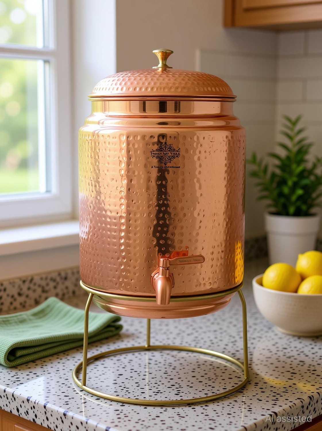 Image of IndianArtVilla 5 L Copper Water Jug