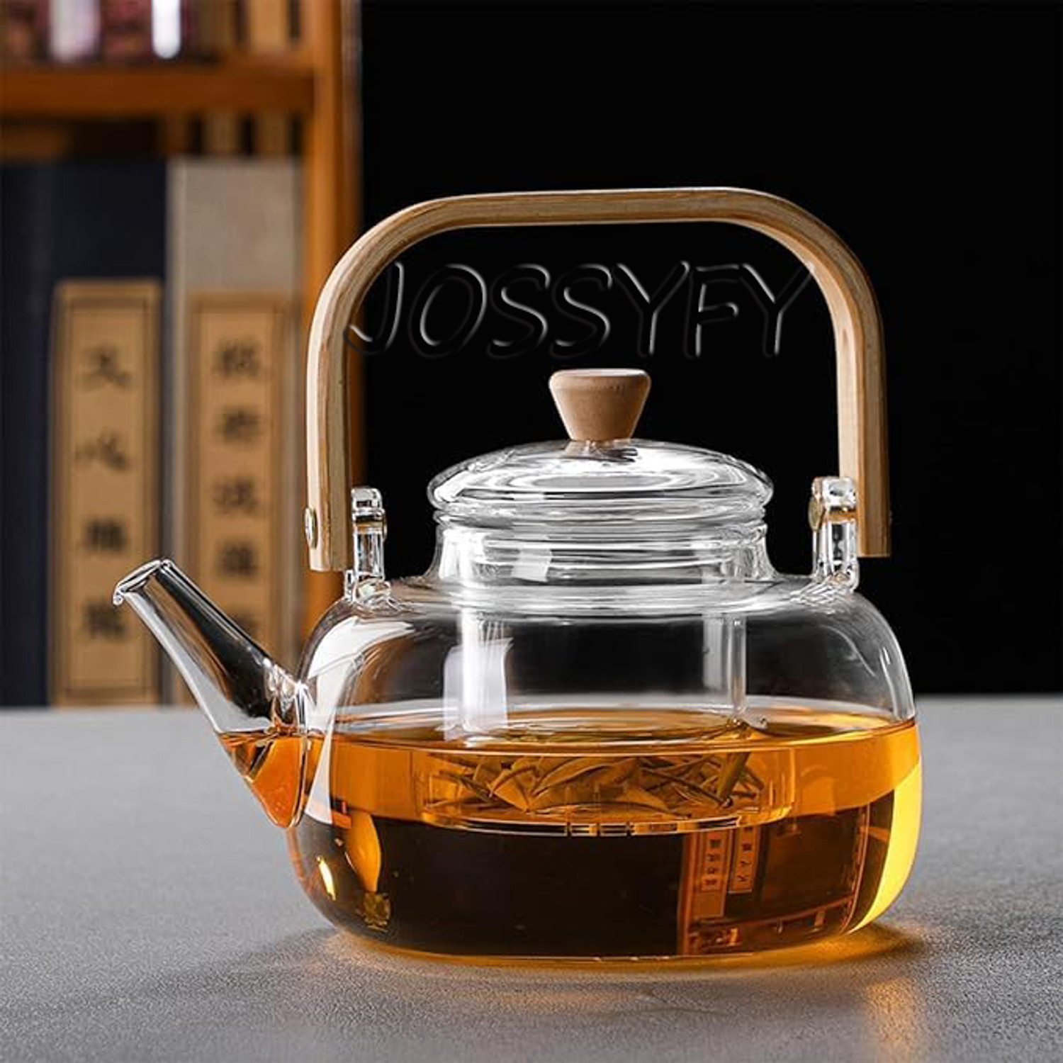 Image of JOSSYFY 0.9 L Glass Kettle Jug