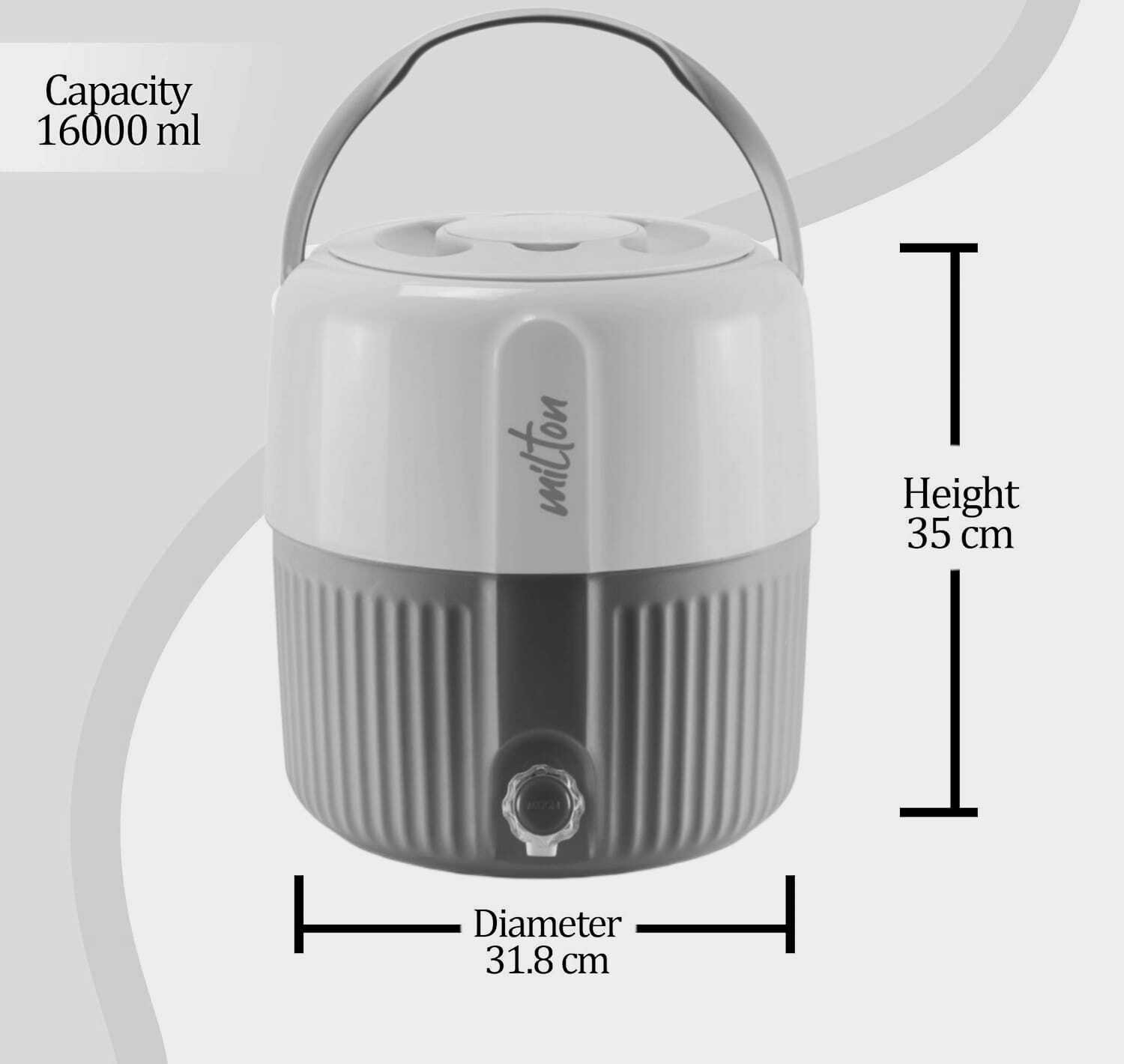 Image of MILTON 18 L Plastic Water Jug