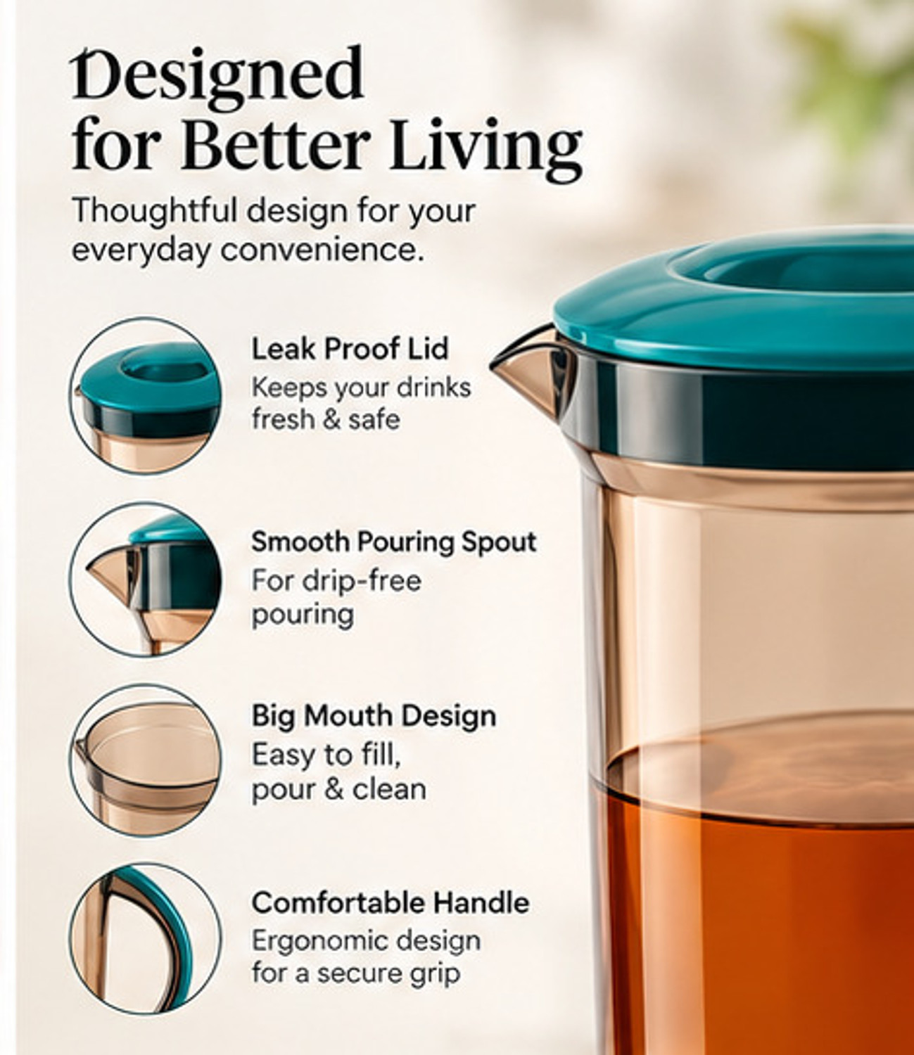 Image of promise plus group 1.5 L Plastic Wine Jug