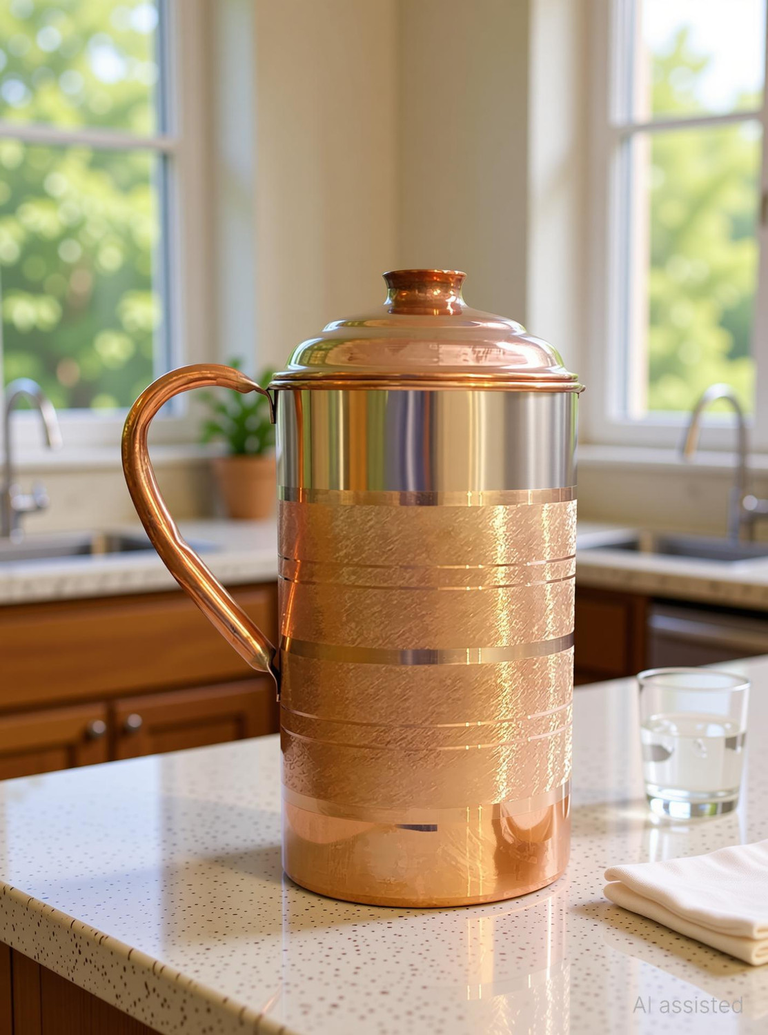 Image of ADOKO 2 L Copper Water Jug