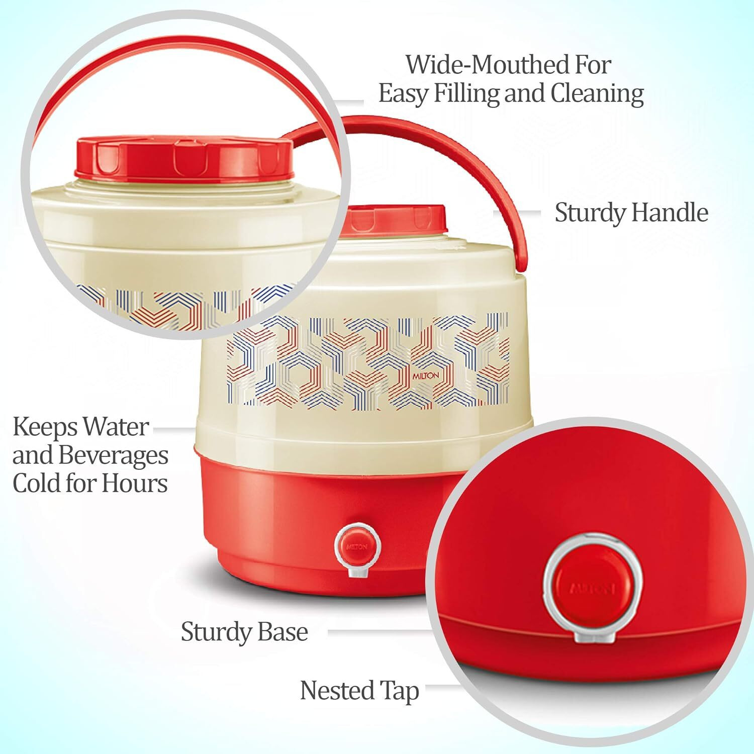 Image of MILTON 15 L Plastic Water Jug