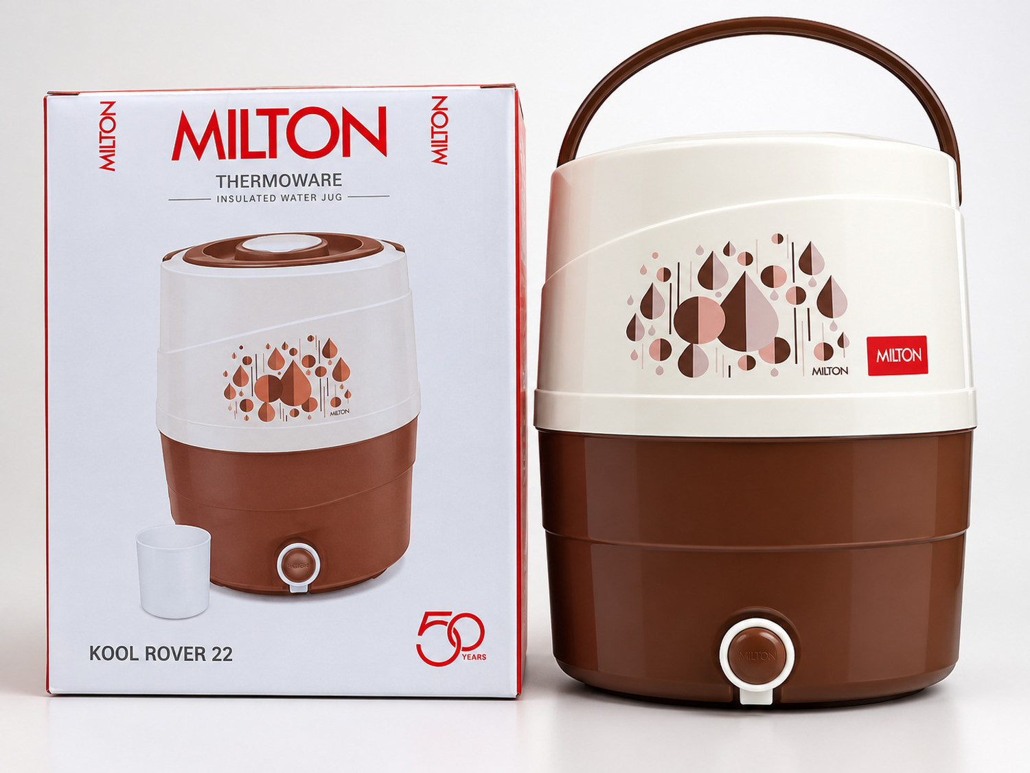 Image of MILTON 22 L Steel, Plastic Hand Pump Manual Water Dispenser