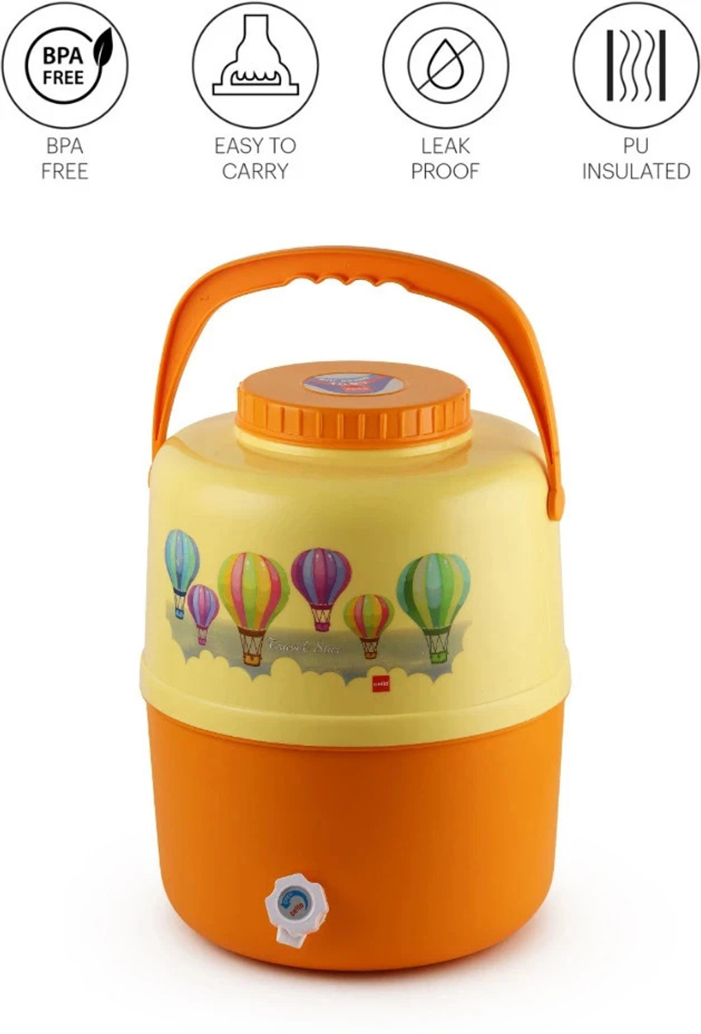 Image of cello 5 L Plastic Water Jug