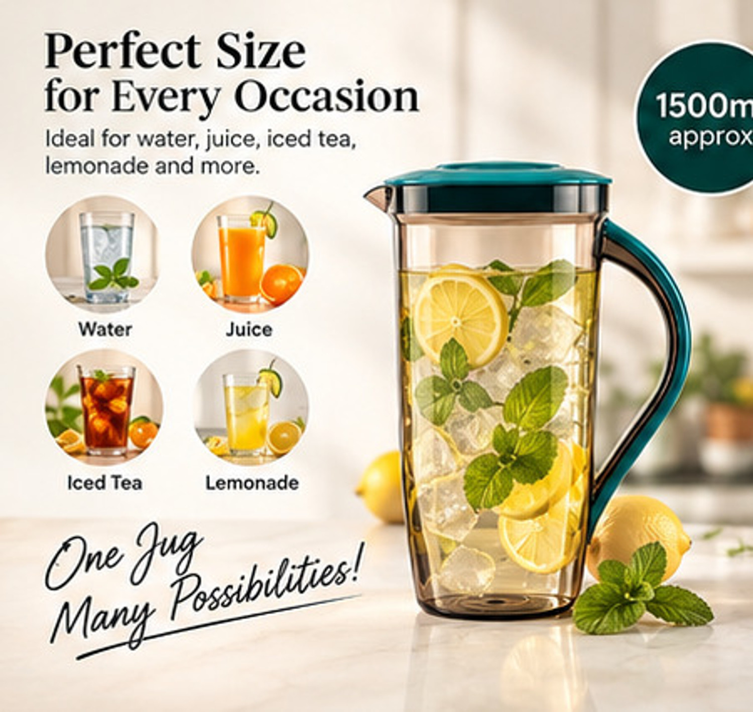 Image of promise plus group 1.5 L Plastic Wine Jug