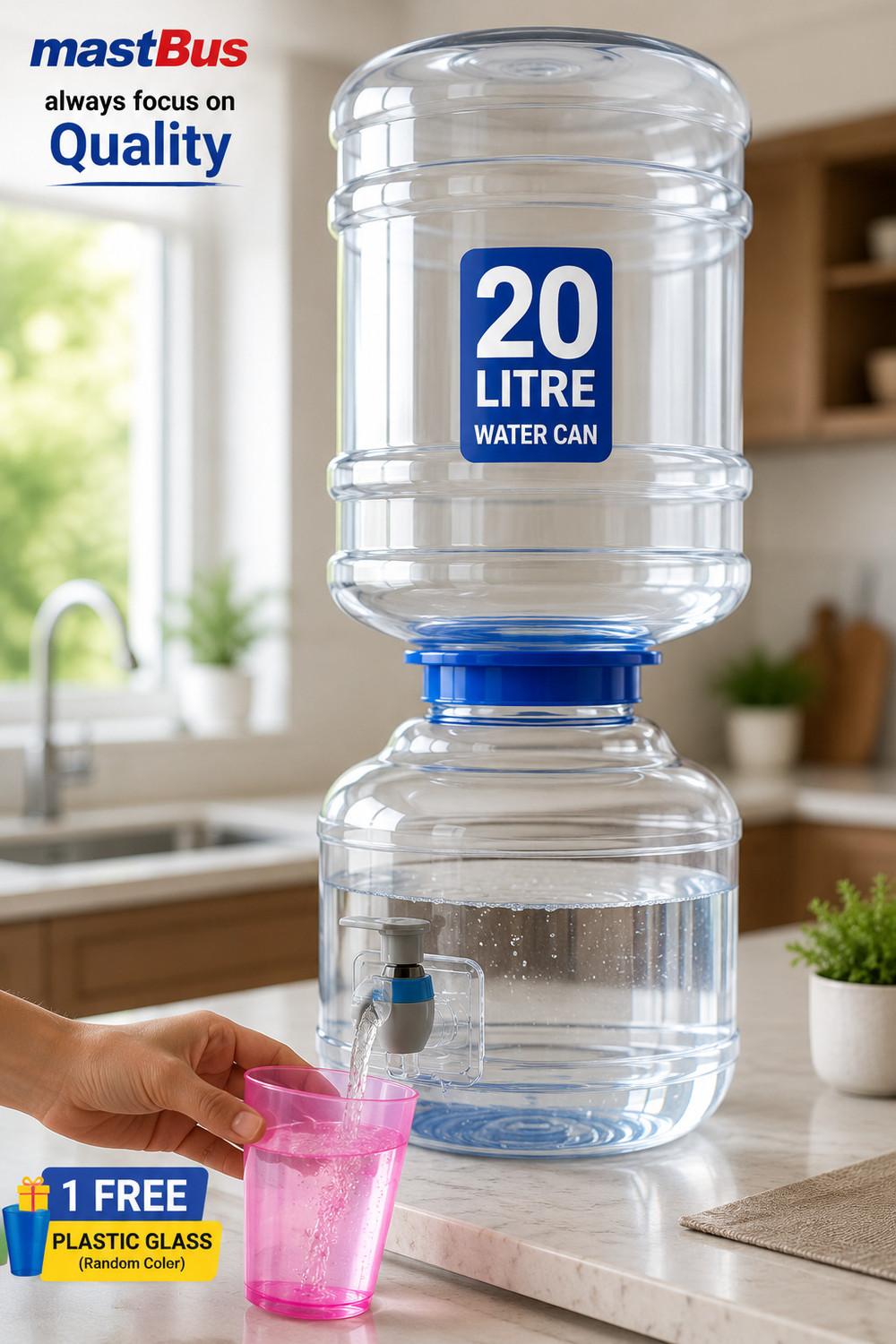 Image of mastBus 20 L Plastic Water Jug