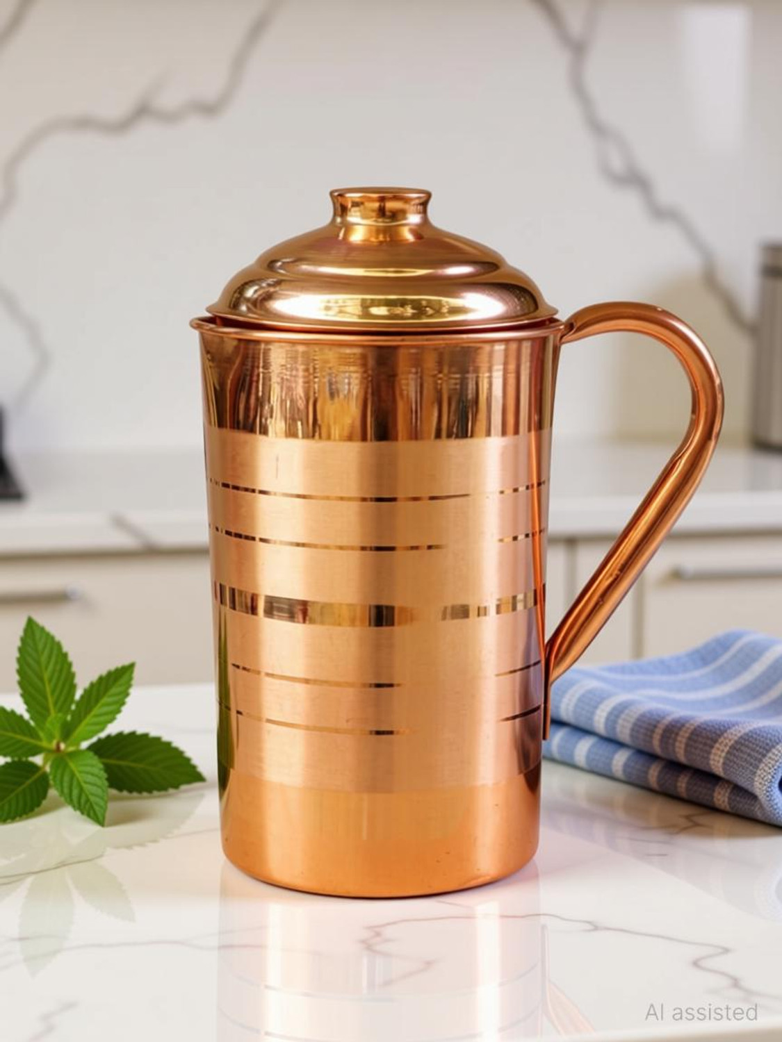 Image of VADIK 1.5 L Copper Water Jug