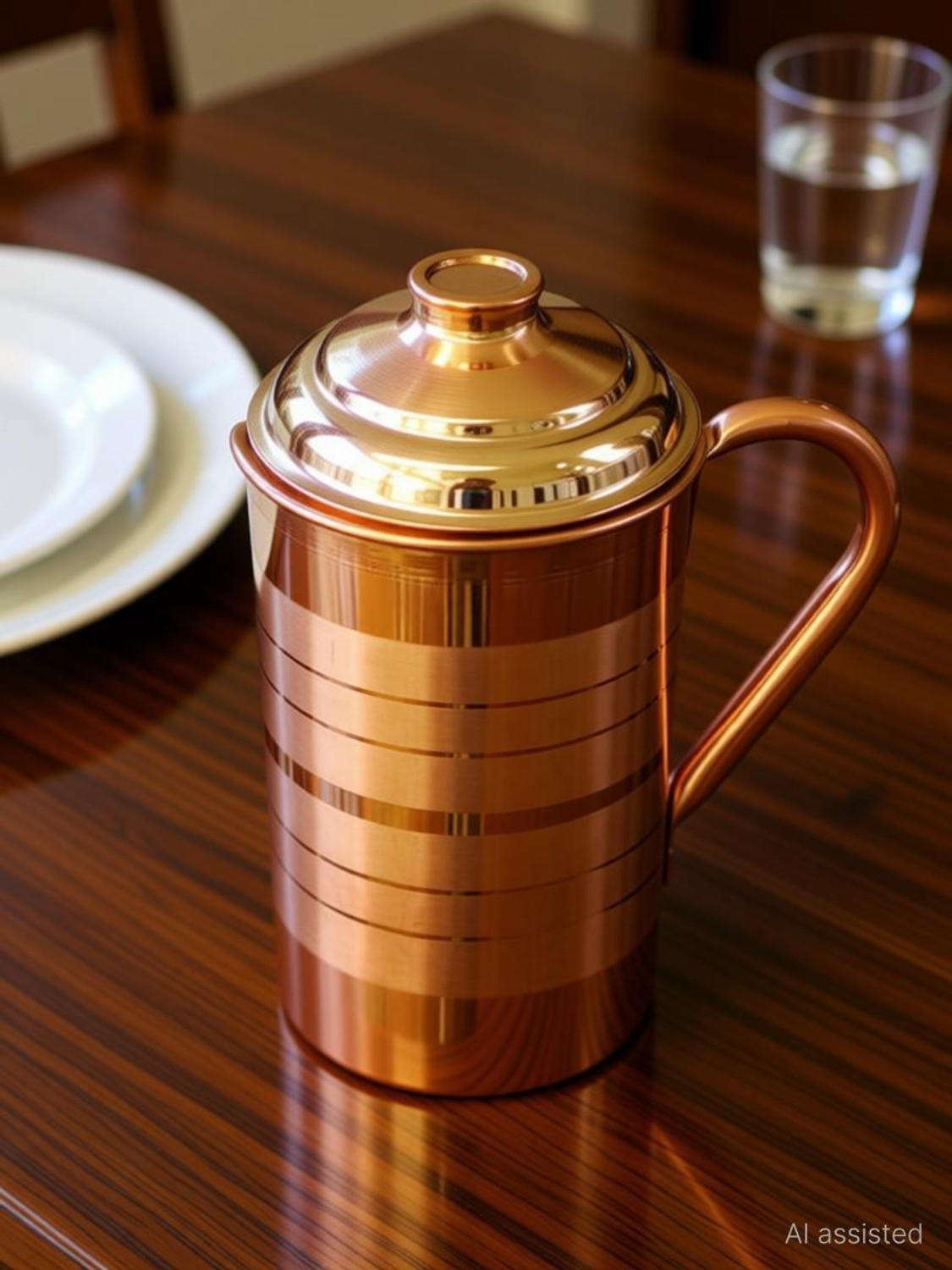 Image of VADIK 1.5 L Copper Water Jug
