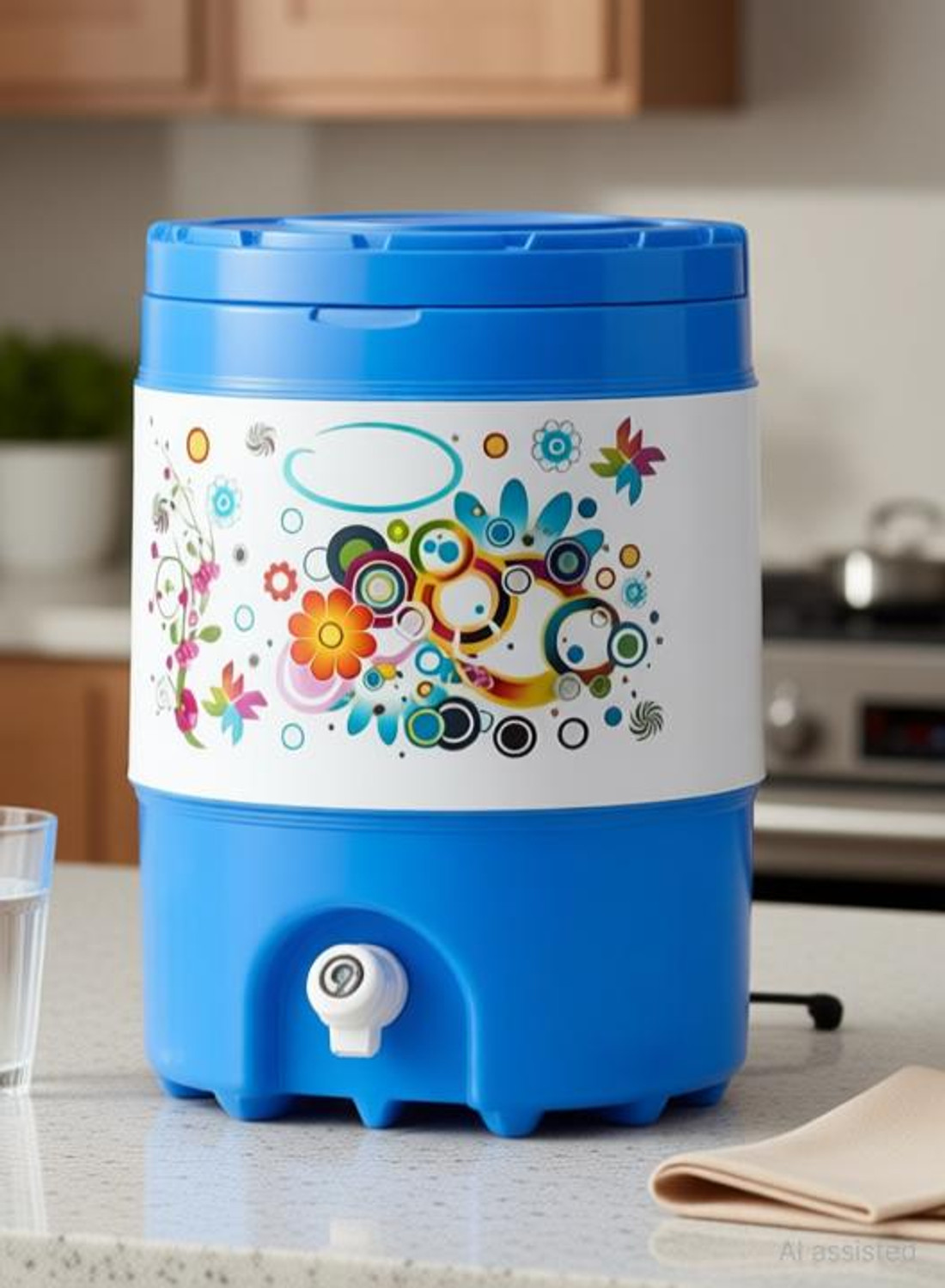 Image of Water wave 20 L Plastic Table Top Manual Water Dispenser