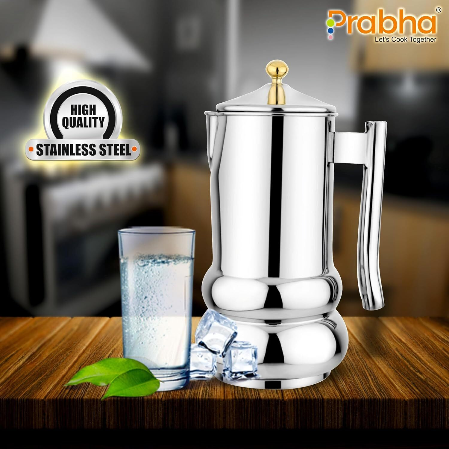 Image of PRABHA 2 L Stainless Steel Water Jug