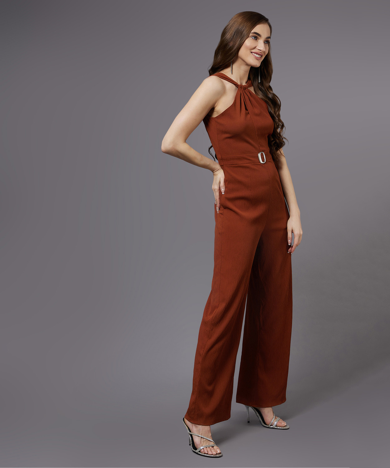 Image of Miss Chase Solid Women Jumpsuit